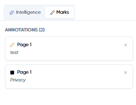 review marks